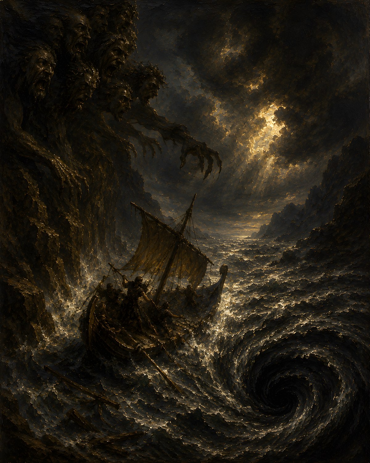 Scylla and Charybdis, Maison Soleil
