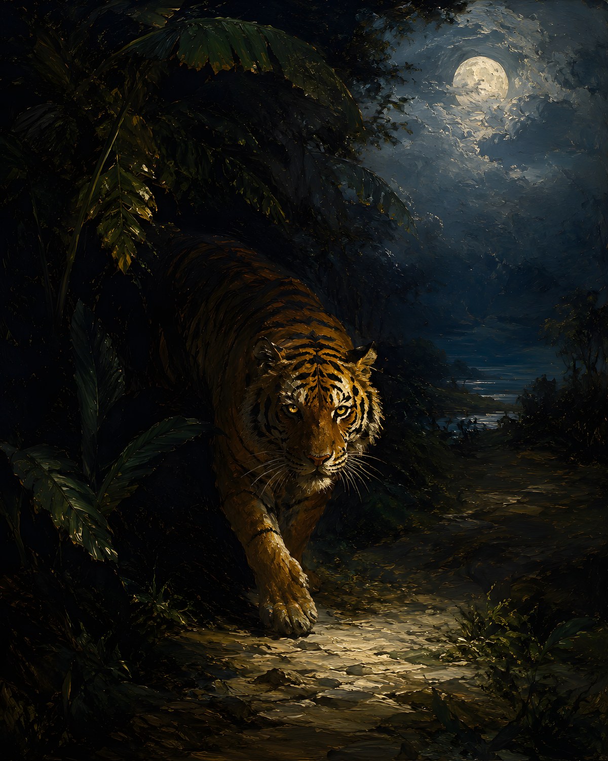 Tiger in Shadow, Maison Soleil