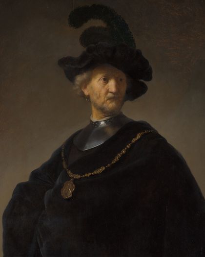 Old Man with a Gold Chain — Rembrandt van Rijn