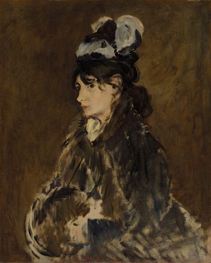 Berthe Morisot with a Muff — Édouard Manet