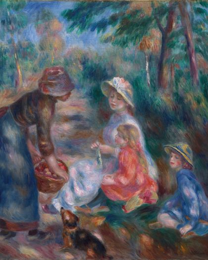 The Apple Seller — Pierre-Auguste Renoir
