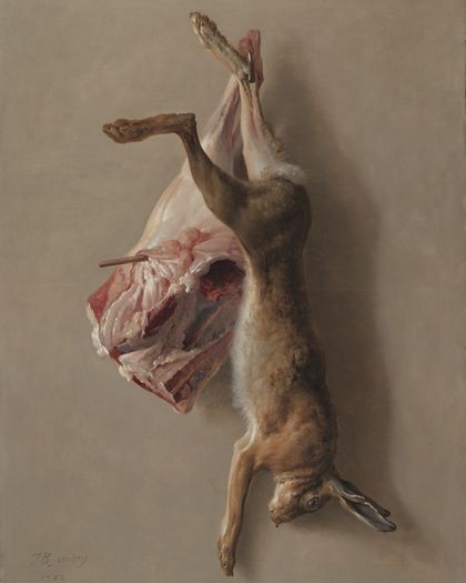 A Hare and a Leg of Lamb — Jean-Baptiste Oudry