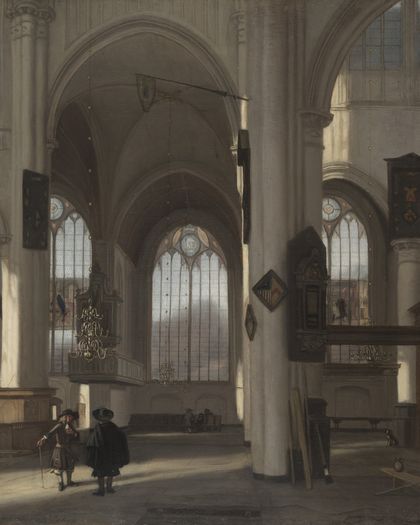 Interior of a Church — Emanuel de Witte