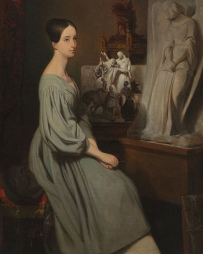 Princess Marie d'Orléans in Her Studio — Ary Scheffer