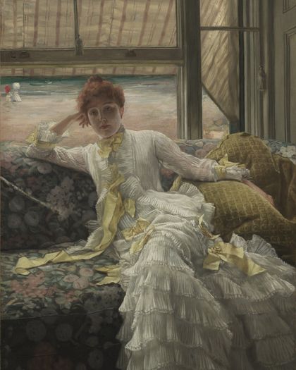 Seaside (July: Specimen of a Portrait) — James Tissot