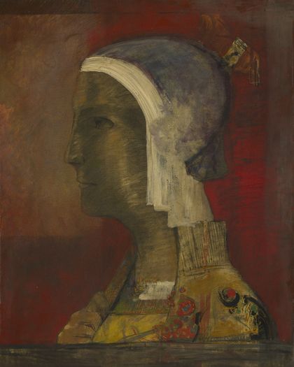 Symbolic Head — Odilon Redon