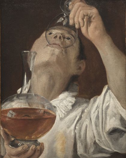 Boy Drinking — Annibale Carracci