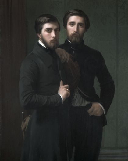 René-Charles Dassy and His Brother Jean-Baptiste-Claude-Amédé Dassy — Hippolyte Jean Flandrin