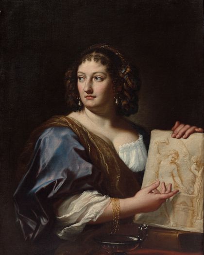 Portrait of Francesca Gommi Maratti — Carlo Maratti