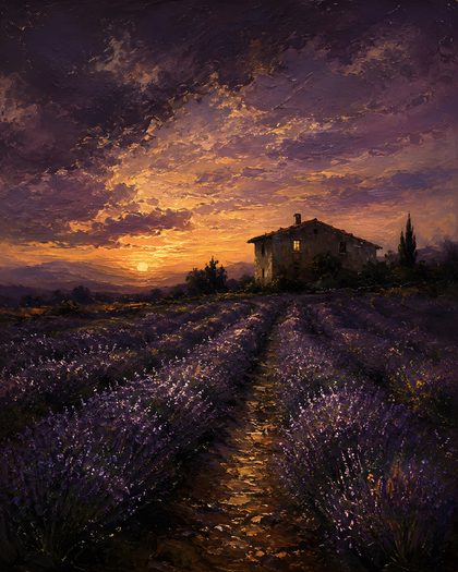 Lavender at Dusk — Maison Soleil