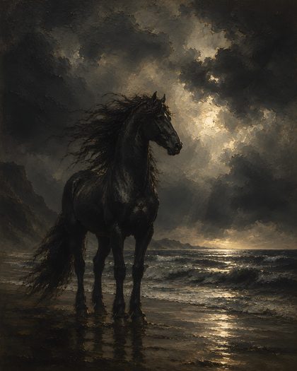Horse before the Storm — Maison Soleil