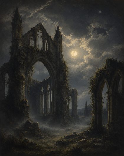 Ruins by Moonlight — Maison Soleil